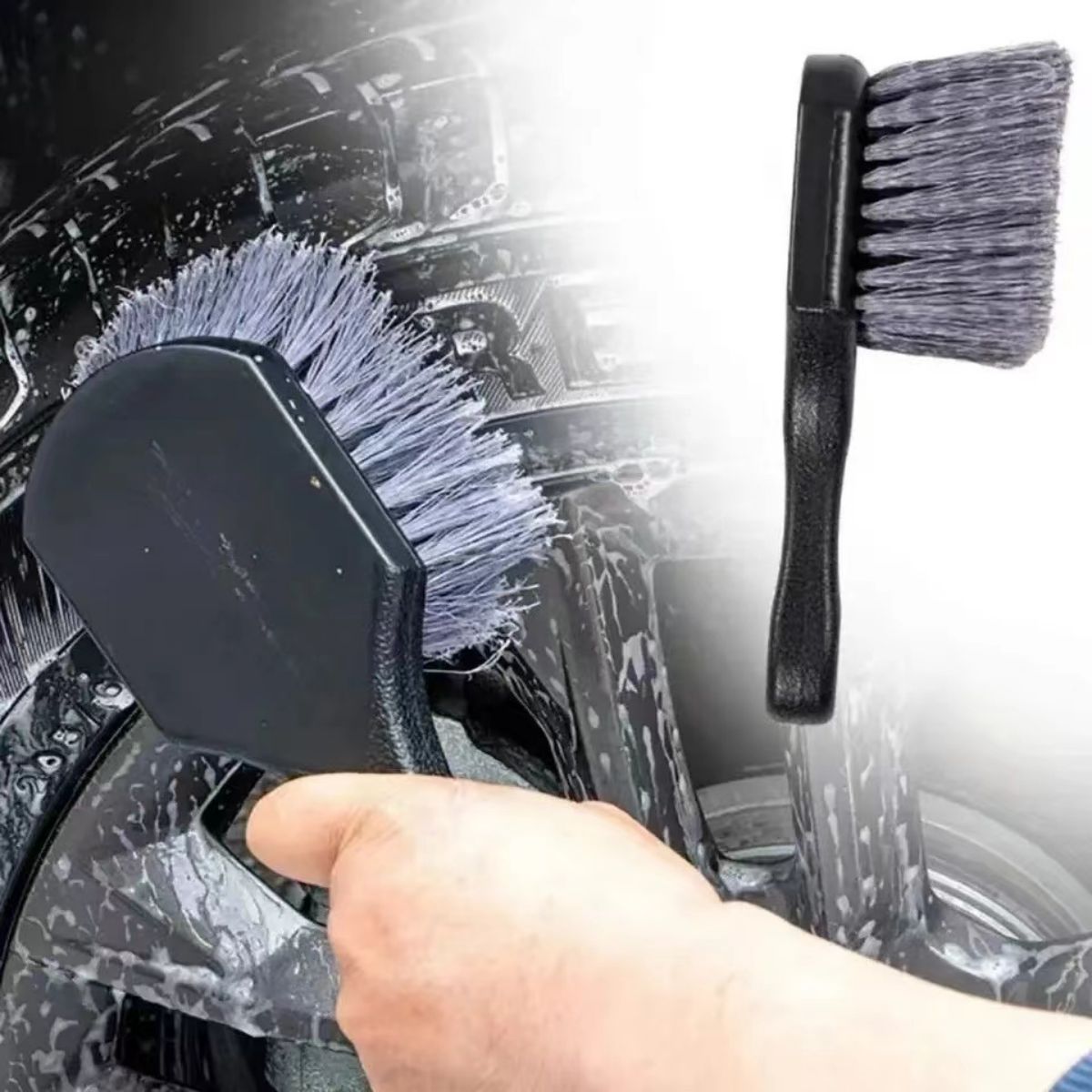 Escova de Limpeza de Rodas de  - Car Cleaning Brush avaliação e preço