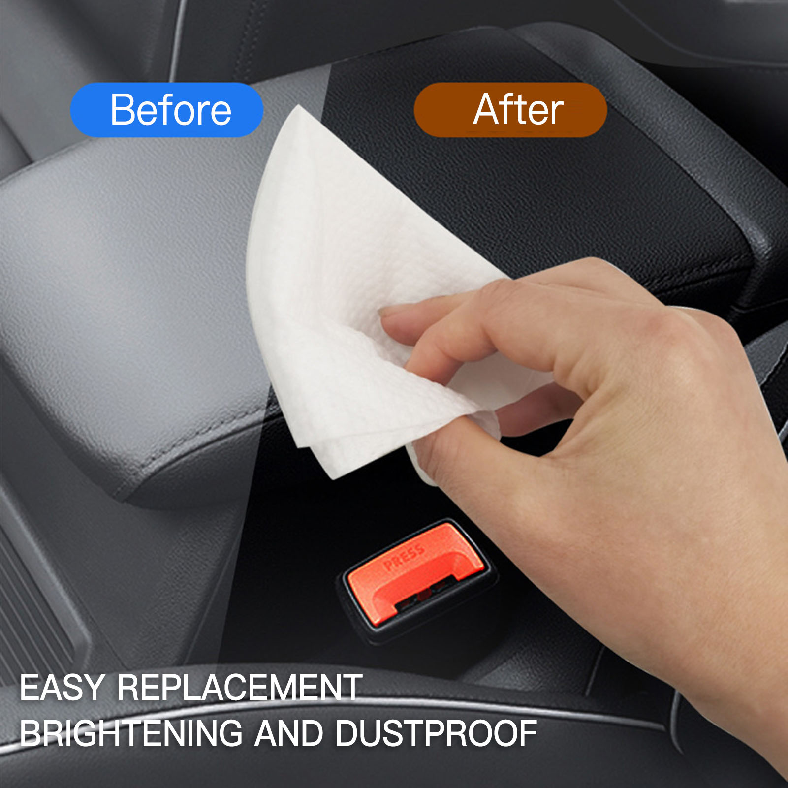 80 unidades/pacote Lenços de L - Leather Cleaner Interior avaliação e preço