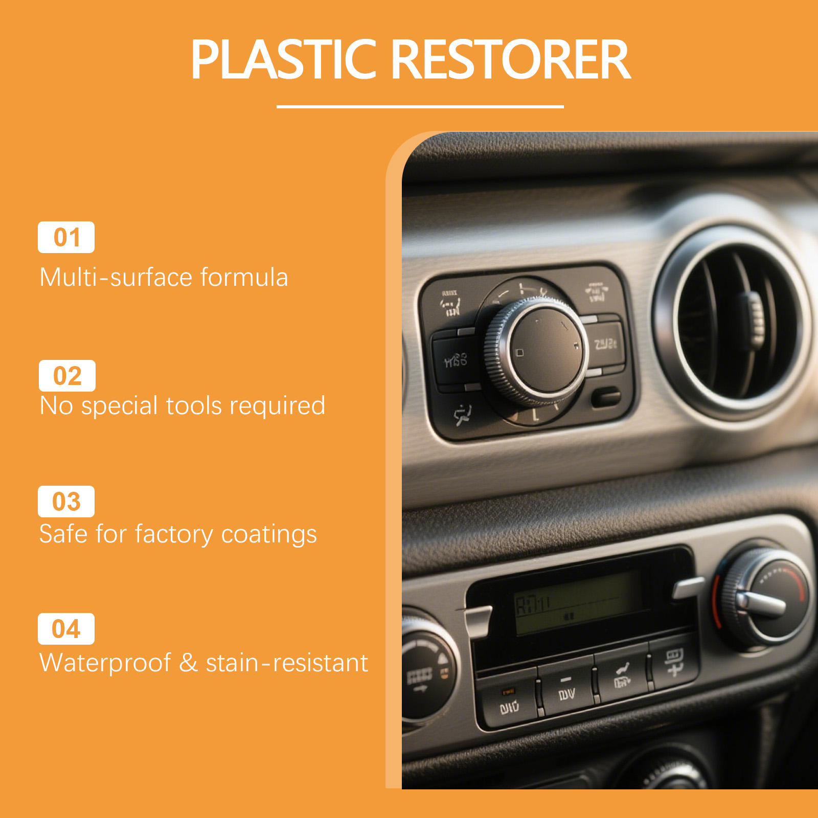 Pasta restaurador de plástico  - Trim Restorer Plastic avaliação e preço