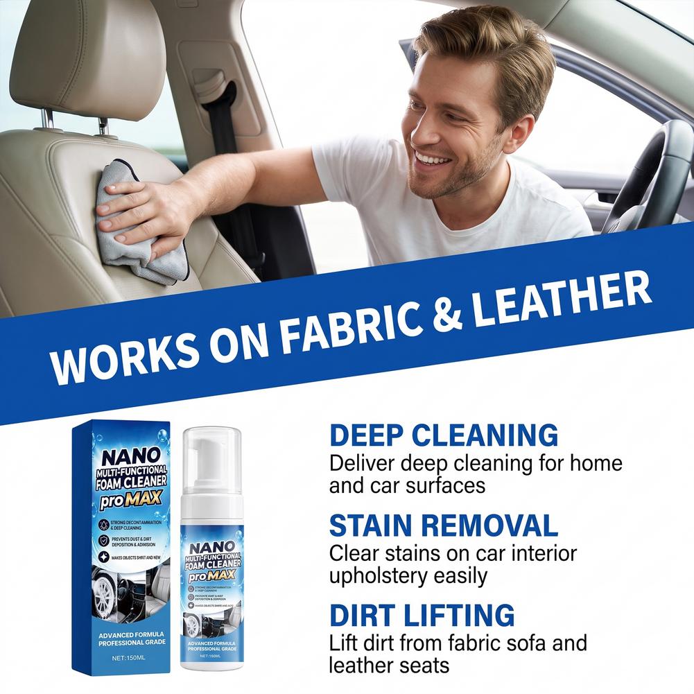 Detergente em espuma para limp - Odor Eliminator Car avaliação e preço